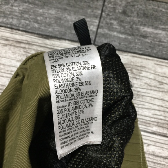 RVCA All Time Shorts Men’s S Green Hiking Side Zip Pocket Belted (Inseam 8) - Picture 8 of 9